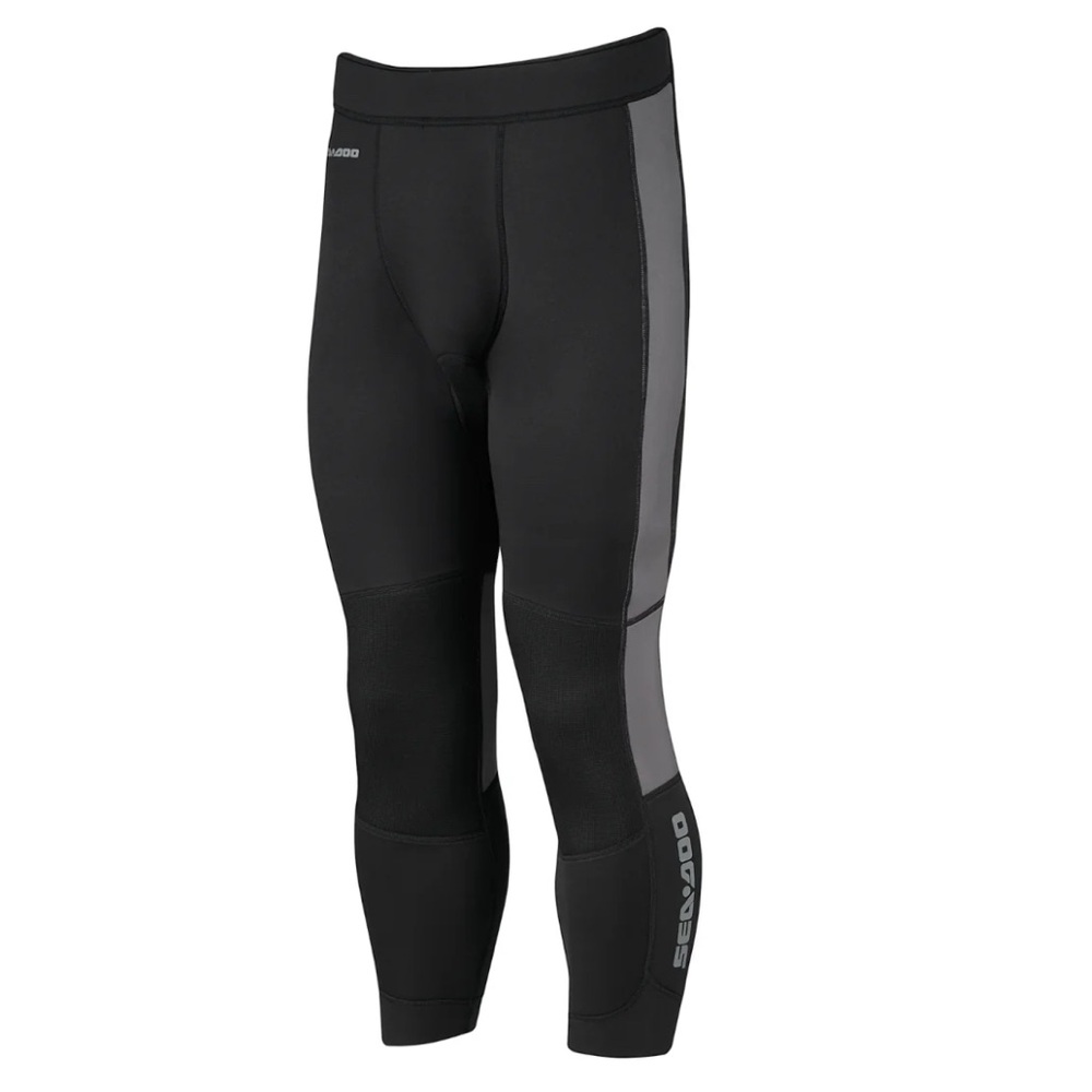 Sea-Doo Men’s 2 & 3mm Neoprene Pantalon Montego Pants Black & Gray.   2XL.   NWT
